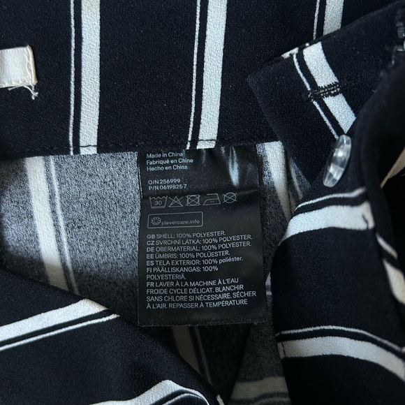 H&M striped navy flare pant - Picture 5 of 10